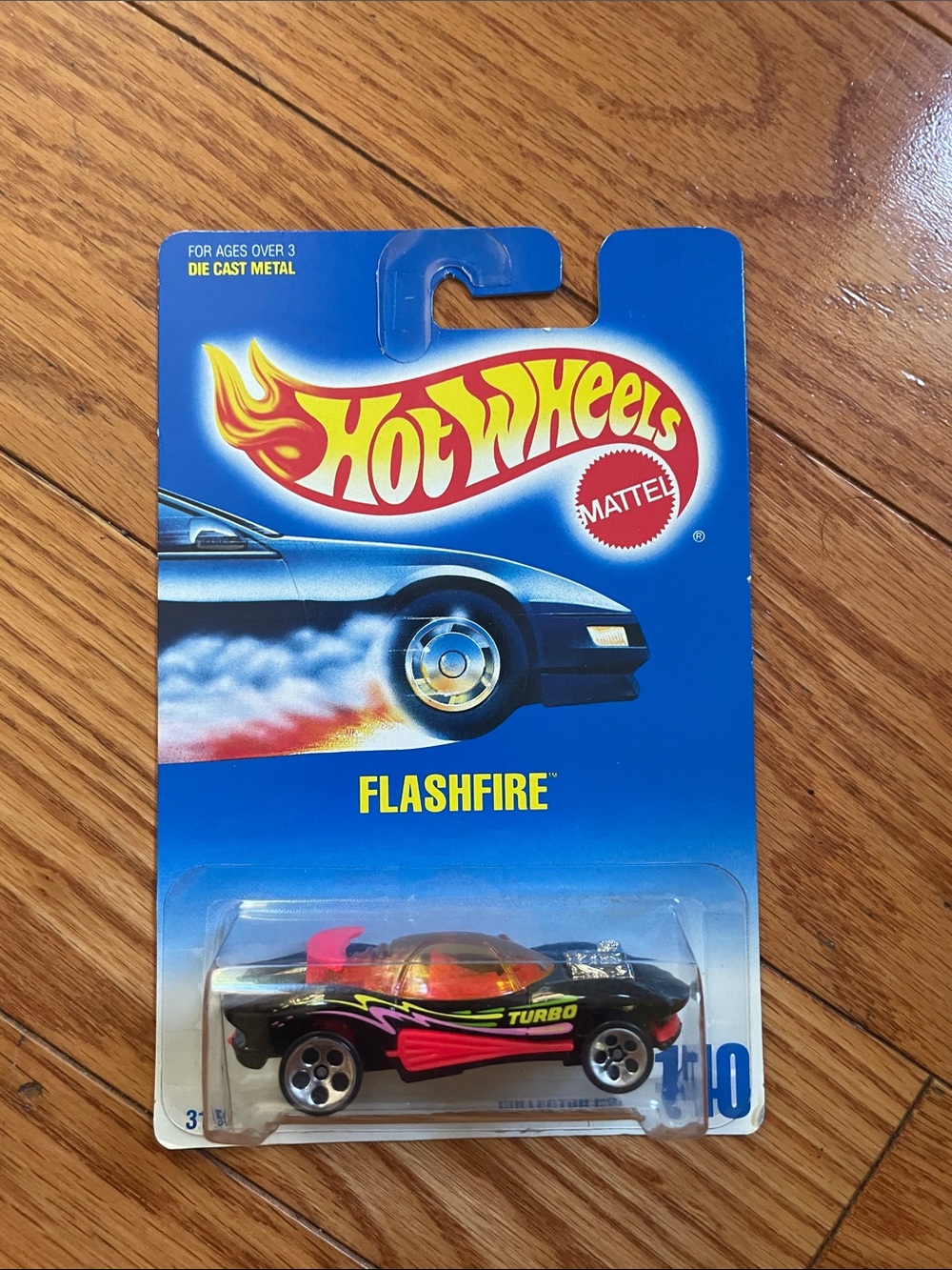 Flashfire Kids Toy Car - Black with Pink and Yellow Accents